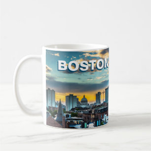 Bosto koffiemok Massachusetts stadslijn cadeau