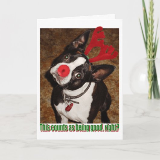 Boston1 Feestdagen Kaart (Voorkant)