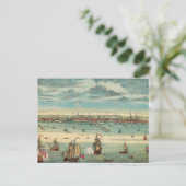 Boston 1800s Beach Sailboat Scene Briefkaart (Staand voorkant)