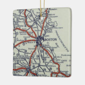 Boston 1924  kaart keramisch ornament (Links)