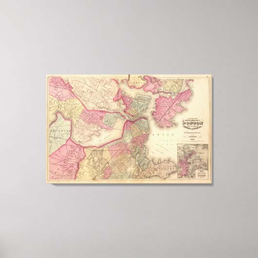 Boston 2 canvas afdruk (Voorkant)