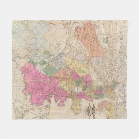 Boston 2 fleece deken (Voorkant (Horizontaal))