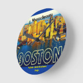 boston 2, Massachusetts - Customized Ronde Klok (Hoek)