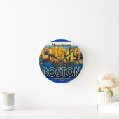 boston 2, Massachusetts - Customized Ronde Klok (Huis)
