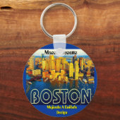 Boston 2, Massachusetts - Gepersonaliseerd Sleutelhanger (Voorkant)