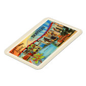 Boston #2 Massachusetts MA Vintage Travel Souvenir Magneet (Linkerzijde)