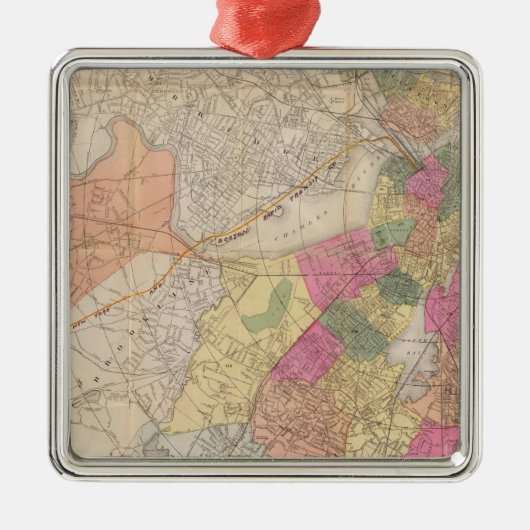 Boston 2 metalen ornament (Voorkant)