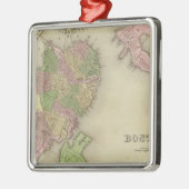 Boston 2 metalen ornament (Links)