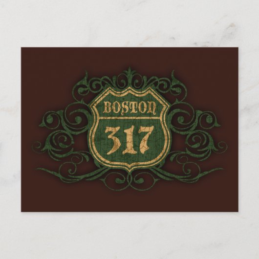 Boston 317 briefkaart (Voorkant)