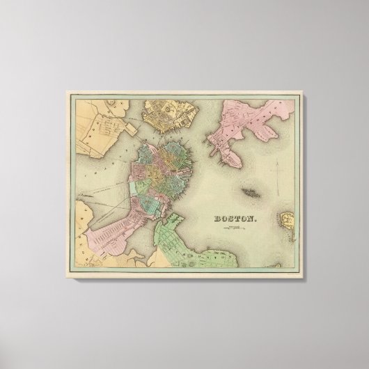 Boston 3 canvas afdruk (Voorkant)