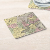 Boston 3 kartonnen onderzetters (Schuin)