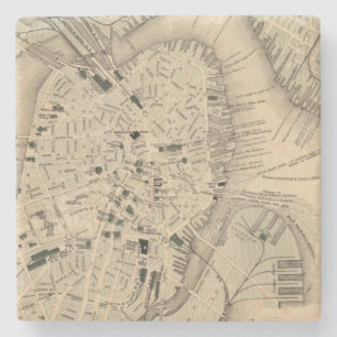 Boston 3 stenen onderzetter