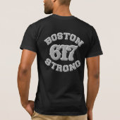 BOSTON 617 STRONG 3D-patch T-shirt (Achterkant)
