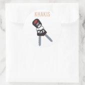 Boston Accent Car Keys Ronde Sticker (Tas)