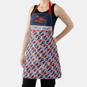 Boston Accent Lobstah voor Suppah Bib Apron Schort (Insitu)