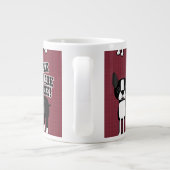 Boston Accent Terrier Pattern Grote Koffiekop (Achterkant)