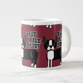 Boston Accent Terrier Pattern Grote Koffiekop (Voorkant rechts)