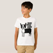 Boston Accent Terrier T-shirt (Voorkant volledig)