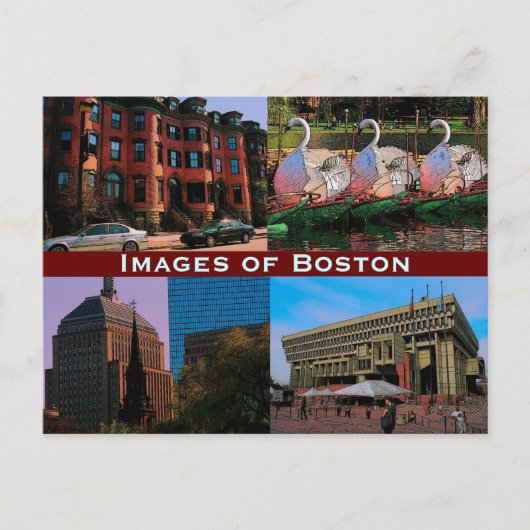 Boston Afbeeldingen Briefkaart (Voorkant)