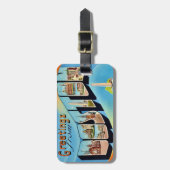 Boston Ansichtkaart Bagagelabel (Voorkant verticaal)