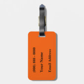 Boston Ansichtkaart Bagagelabel (Achterkant verticaal)