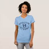 Boston B Sterke grunge Distress Style T-shirt (Voorkant volledig)