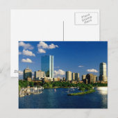 Boston Back Bay Area Briefkaart (Voorkant / Achterkant)