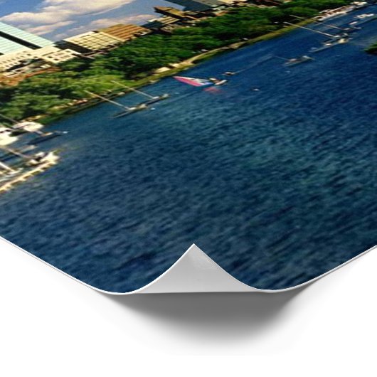 Boston Back Bay Area Poster (Hoek)