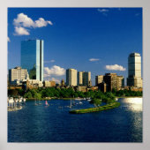 Boston Back Bay Area Poster (Voorkant)