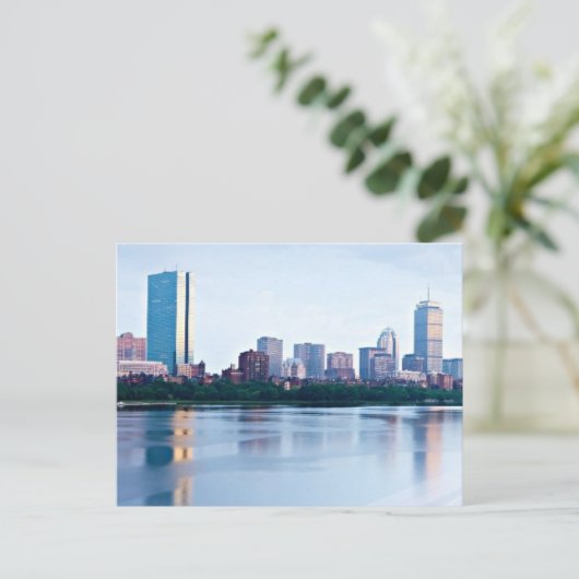 Boston Back over Charles River Briefkaart (Staand voorkant)