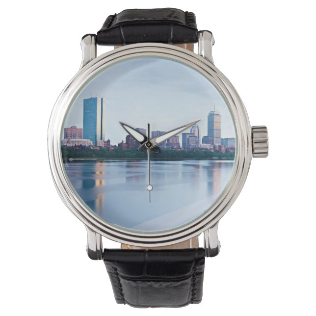 Boston Back over Charles River Horloge (Voorkant)