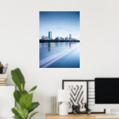 Boston Back over Charles River Poster (Thuiskantoor)