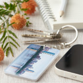 Boston Back over Charles River Sleutelhanger (Voorkant Rechts)