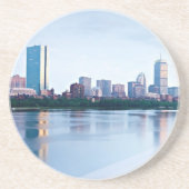 Boston Back over Charles River Zandsteen Onderzetter (Voorkant)