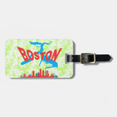 Boston Bagagelabel (Voorkant horizontaal)