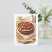 Boston Baked Beans (Amerikaanse Eetseries) Ansicht Briefkaart (Staand voorkant)