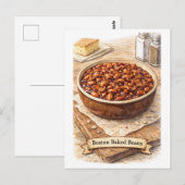 Boston Baked Beans (Amerikaanse Eetseries) Ansicht Briefkaart (Voorkant / Achterkant)