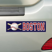 BOSTON BASEBALL BUMPERSTICKER (Op auto)
