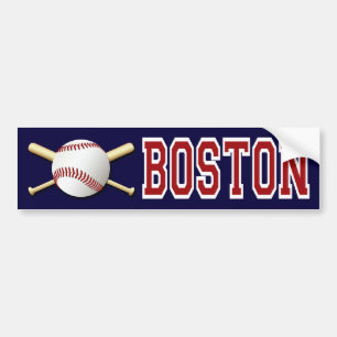 BOSTON BASEBALL BUMPERSTICKER