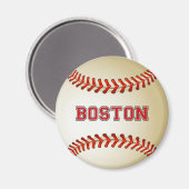 BOSTON BASEBALL MAGNEET (Voorkant / Achterkant)