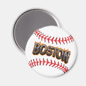 Boston Baseball Magnet (Voorkant / Achterkant)