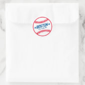 Boston Baseball Ronde Sticker (Tas)