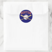 BOSTON BASEBALL RONDE STICKER (Tas)