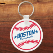 Boston Baseball Sleutelhanger (Voorkant)
