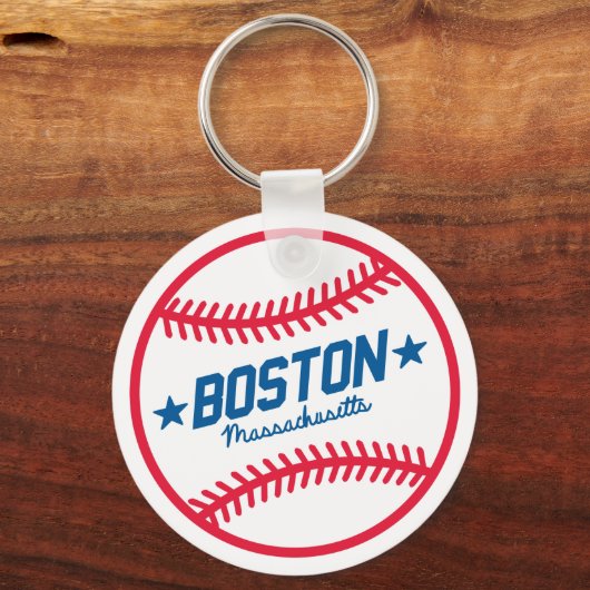 Boston Baseball Sleutelhanger (Voorkant)