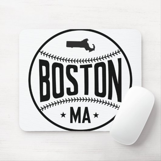 Boston Baseball Thema Muismat (Met muis)