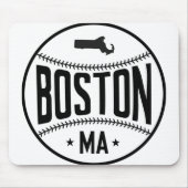 Boston Baseball Thema Muismat (Voorkant)