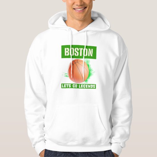 Boston Basketbal Legends Hoodie (Voorkant)