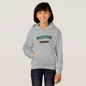 Boston Basketball Girls Hoodie (Voorkant volledig)