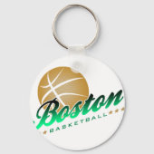 Boston Basketball Sleutelhanger (Voorkant)